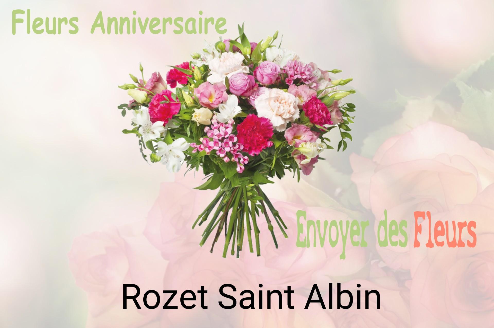 Bouquet de fleurs d’anniversaire livré à Rozet-Saint-Albin
