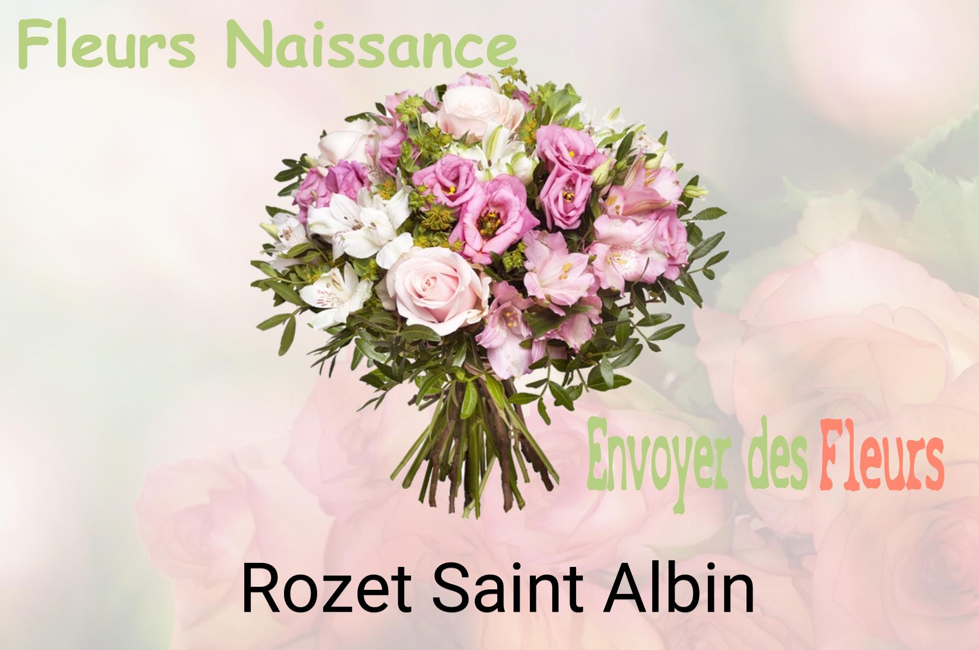 Bouquet de fleurs de naissance livré à Rozet-Saint-Albin